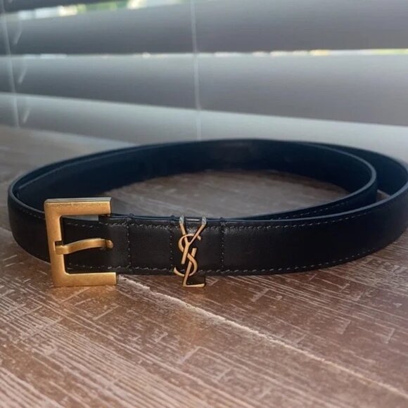 Saint Laurent YSL Cassandre Thin Belt main image 5